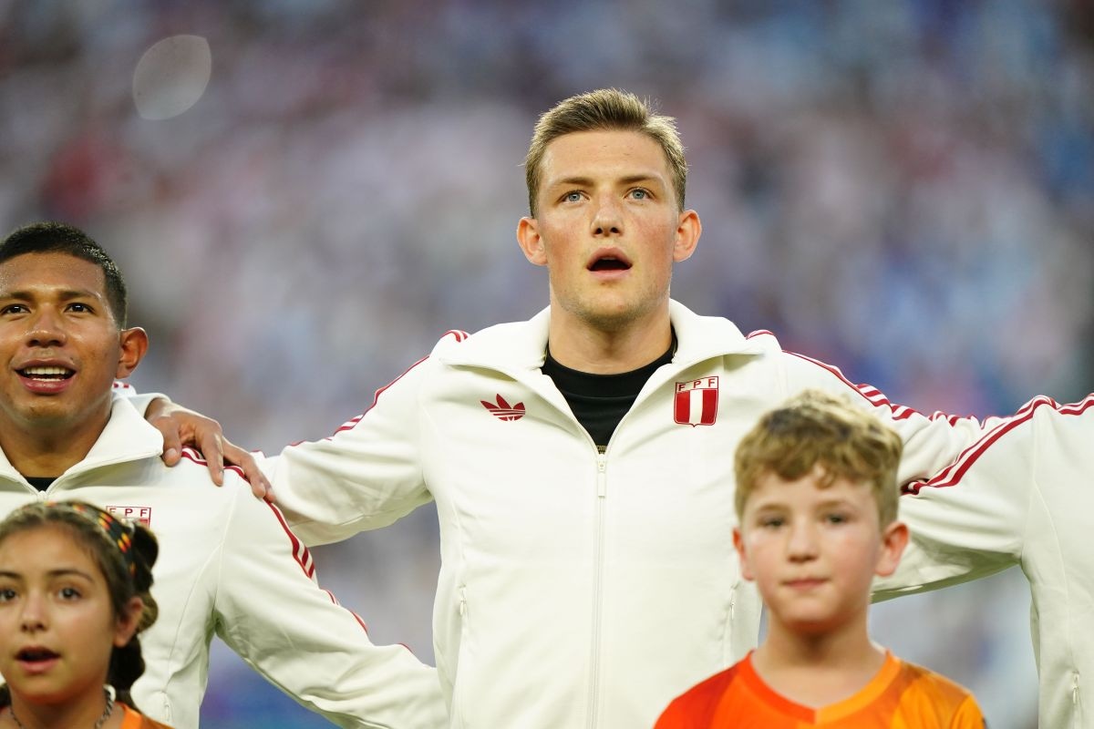 Oliver Sonne fue titular en la derrota de Perú en la Copa América ante Argentina. (Foto: Prensa FPF)