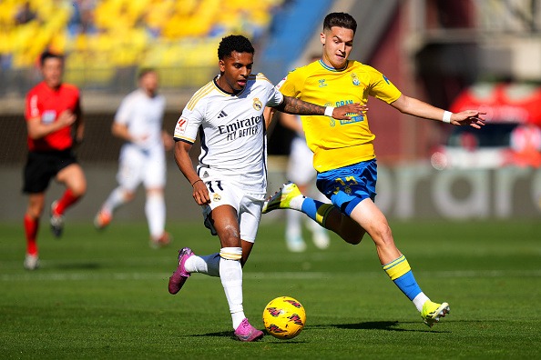Real Madrid venció 2-1 a Las Palmas y es el único líder de LaLiga de España. (Foto: Getty Images)