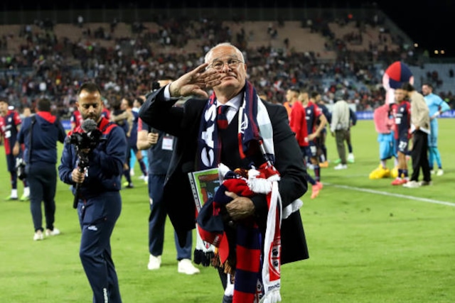 Claudio Ranieri dejó el fútbol, su último club fue Cagliari como DT. (Foto: Getty Images)