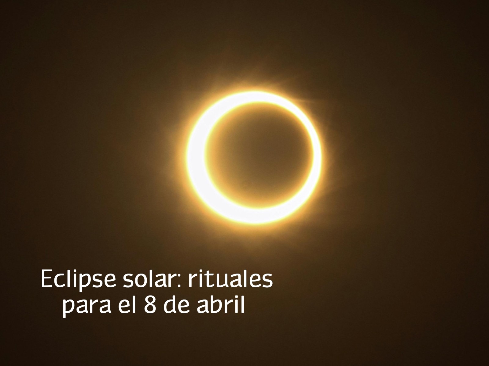 RITUALES | El eclipse solar del 8 de abril es tu gran oportunidad para atraer buena energía. (Foto: thiago japyassu / Pexels)
