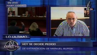 Manuel Burga: "Soy inocente, no tengo nada que devolver"