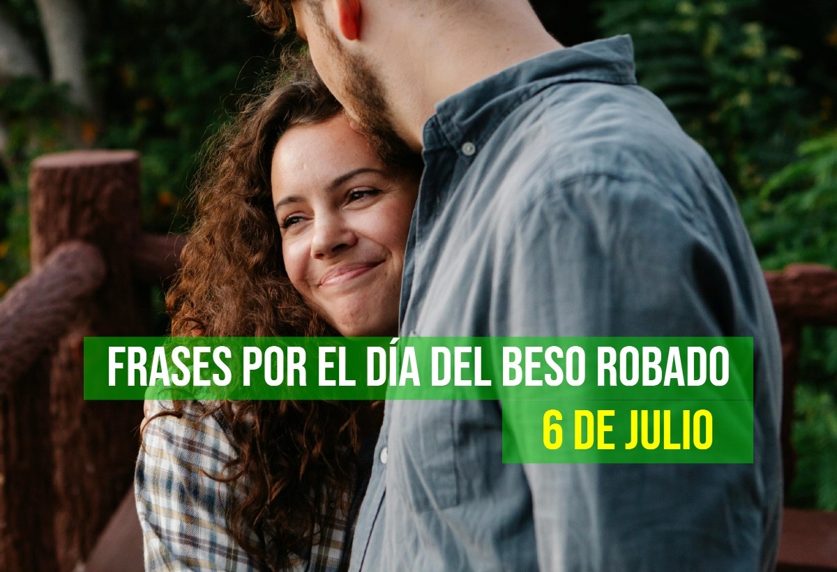Frases | La fecha del 6 de julio se eligió para celebrar el Día Internacional del Beso Robado. (Pexels)
