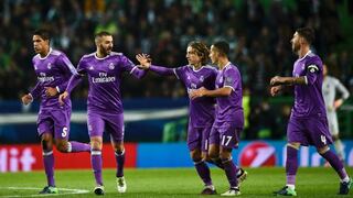 Real Madrid derrotó 2-1 a Sporting y aún pelea por el primer lugar del Grupo