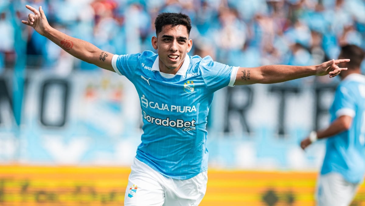 Misael Sosa marcó su primer gol con Sporting Cristal en la 'Tarde Celeste'. (Foto: Sporting Cristal)