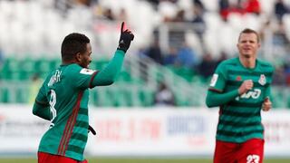 Debut de ensueño: la reacción de Farfán luego de su primer gol con el Lokomotiv