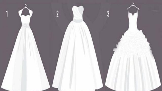 Indica cuál es tu vestido de novia favorito y sabrás cómo te comportas en una relación