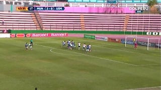 Santo diablo: Cristian Ortiz le anotó golazo de tiro libre a Deportivo Municipal en el Callao [VIDEO]