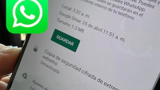 El truco de WhatsApp para que la copia de seguridad pese menos