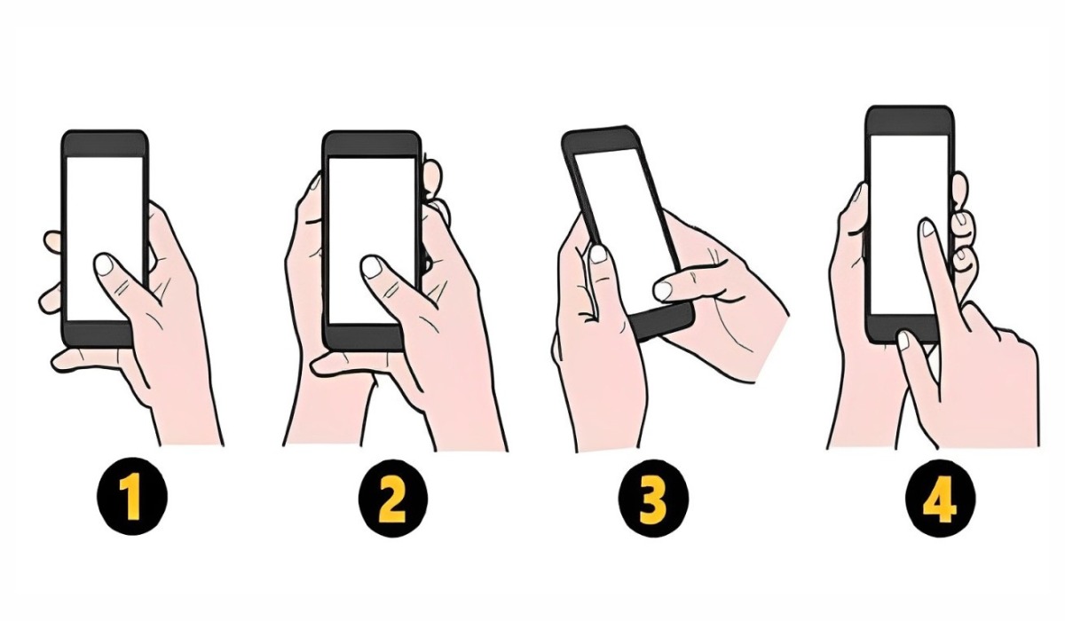 Test visual: descubre qué es lo que te apasiona de acuerdo a la forma en que coges tu celular (Foto: Namastest).