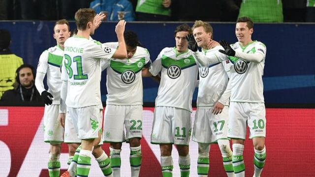 Wolfsburgo derrotó 1-0 al Gent y ya está en cuartos de la Champions League