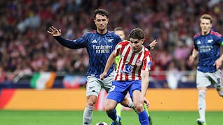 Video, goles y mejores jugadas: Atlético de Madrid vs. Arsenal (1-1), por la Champions League