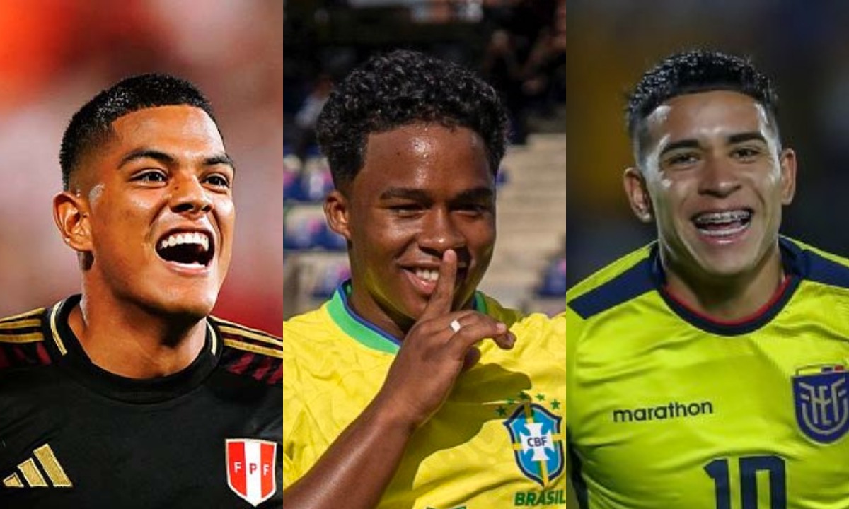 Los jugadores más jóvenes de la Copa América 2024. (Foto: Composición)