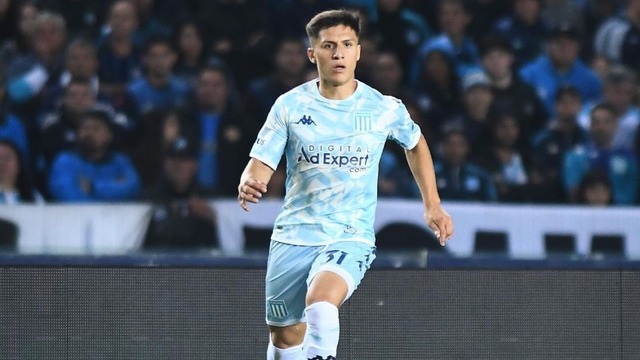 Catriel Cabellos jugó en Racing en 2023. (Foto: Racing)
