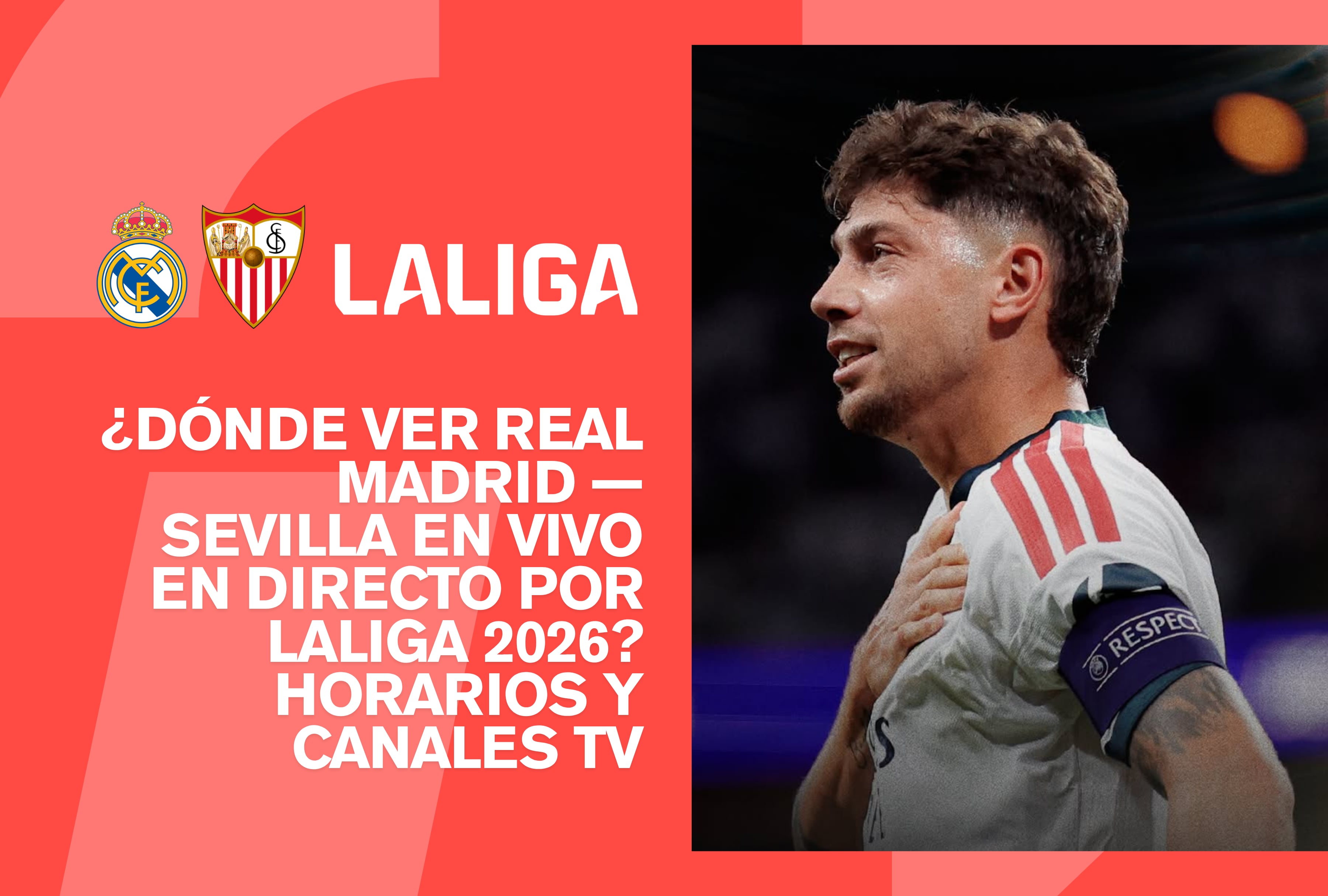 Conoce dónde ver el duelo entre Real Madrid y Sevilla FC por la Jornada 9 de LaLiga 2026. | Crédito: Real Madrid C.F. / Facebook / Composición Mag