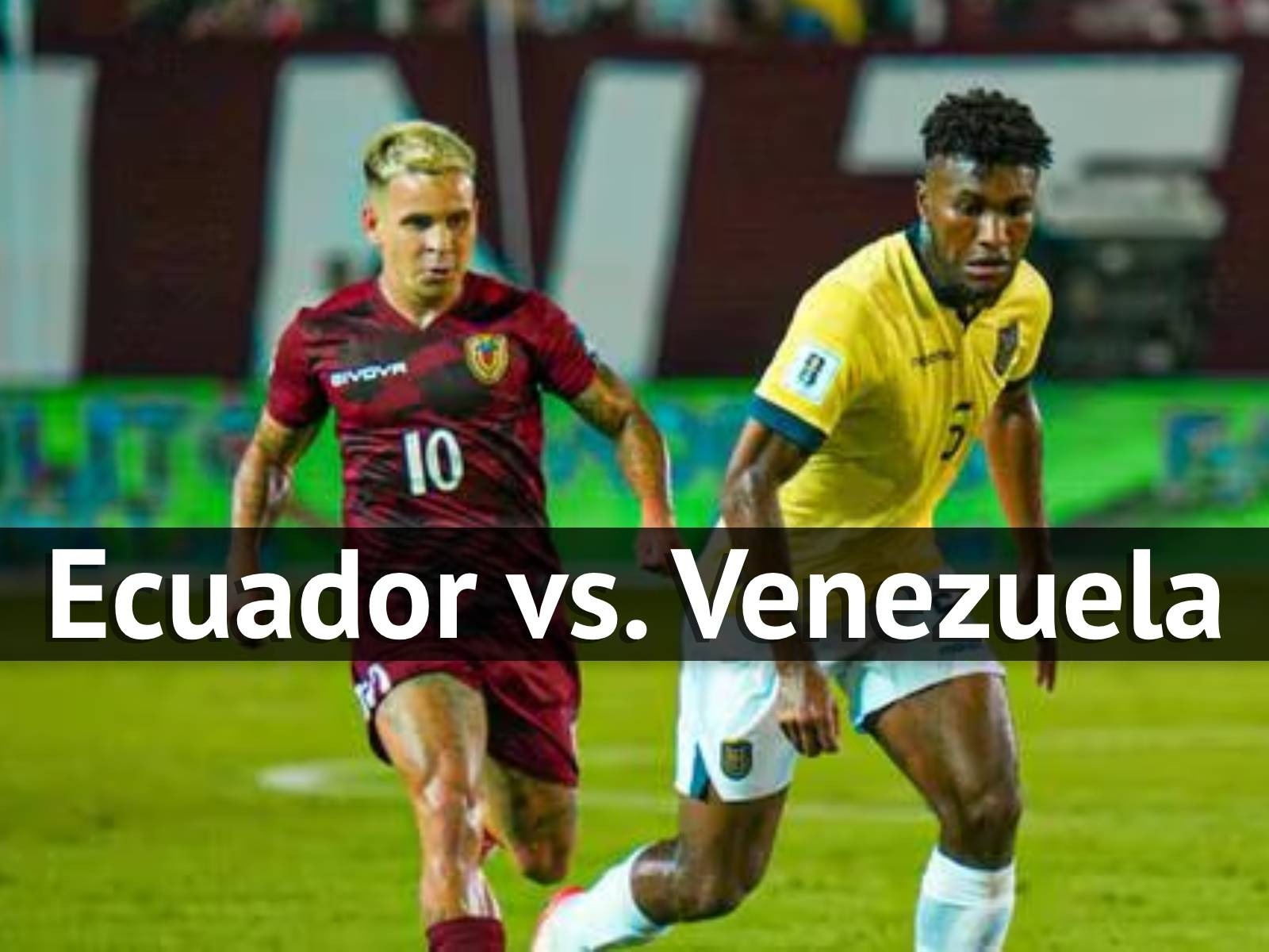 El partido entre Ecuador y Venezuela será transmitido por Fox Sports 1 (Credit: Conmebol Press/Composition Audiencias GEC)