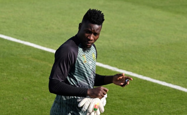André Onana no pudo terminar el partido entre Camerún y Mauricio por un problema en el aductor. (Foto: Getty Images)