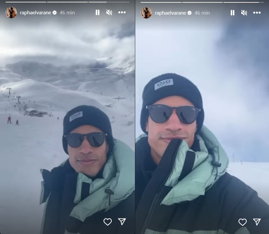 La imagen de Varane que podría llevar a que el club lo sancione. (Foto: Instagram).