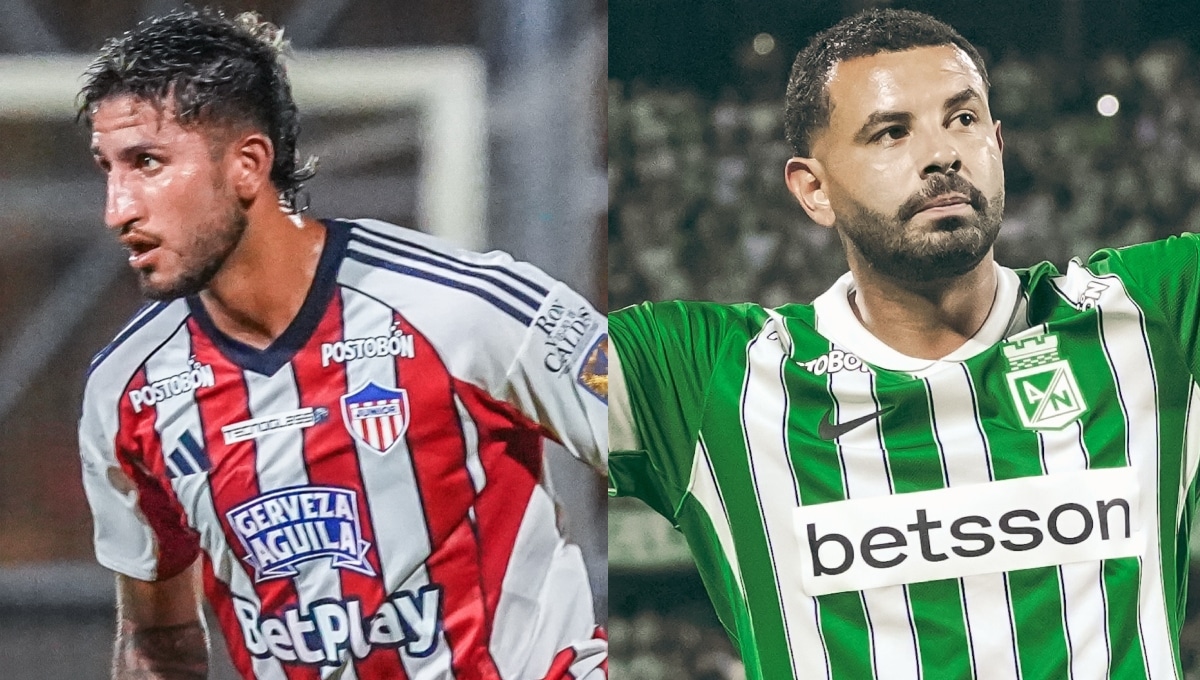 Junior vs. Atlético Nacional se enfrentan por la ida de la final de la Liga BetPlay. (Foto: Junior / Atlético Nacional)