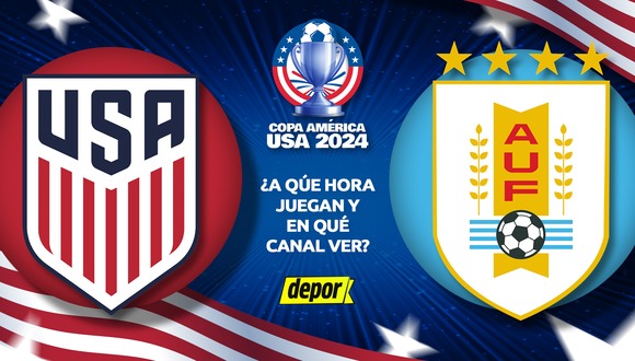 Estados Unidos y Uruguay juegan por la fecha 3 de la Copa América 2024. (Diseño: Depor)