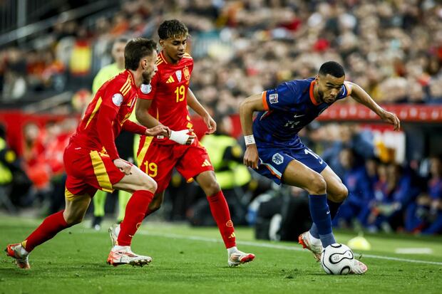 España vs. Países Bajos se enfrentaron por la UEFA Nations League. (Foto: AFP)