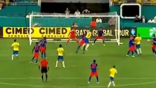 Le ganó a todos: Casemiro marcó gol de cabeza en el Colombia vs. Brasil por amistoso [VIDEO]