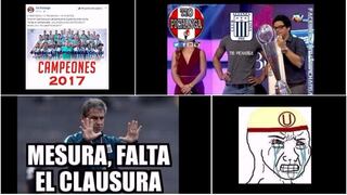 Alianza Lima es líder del Torneo Clausura y dejó divertidos memes