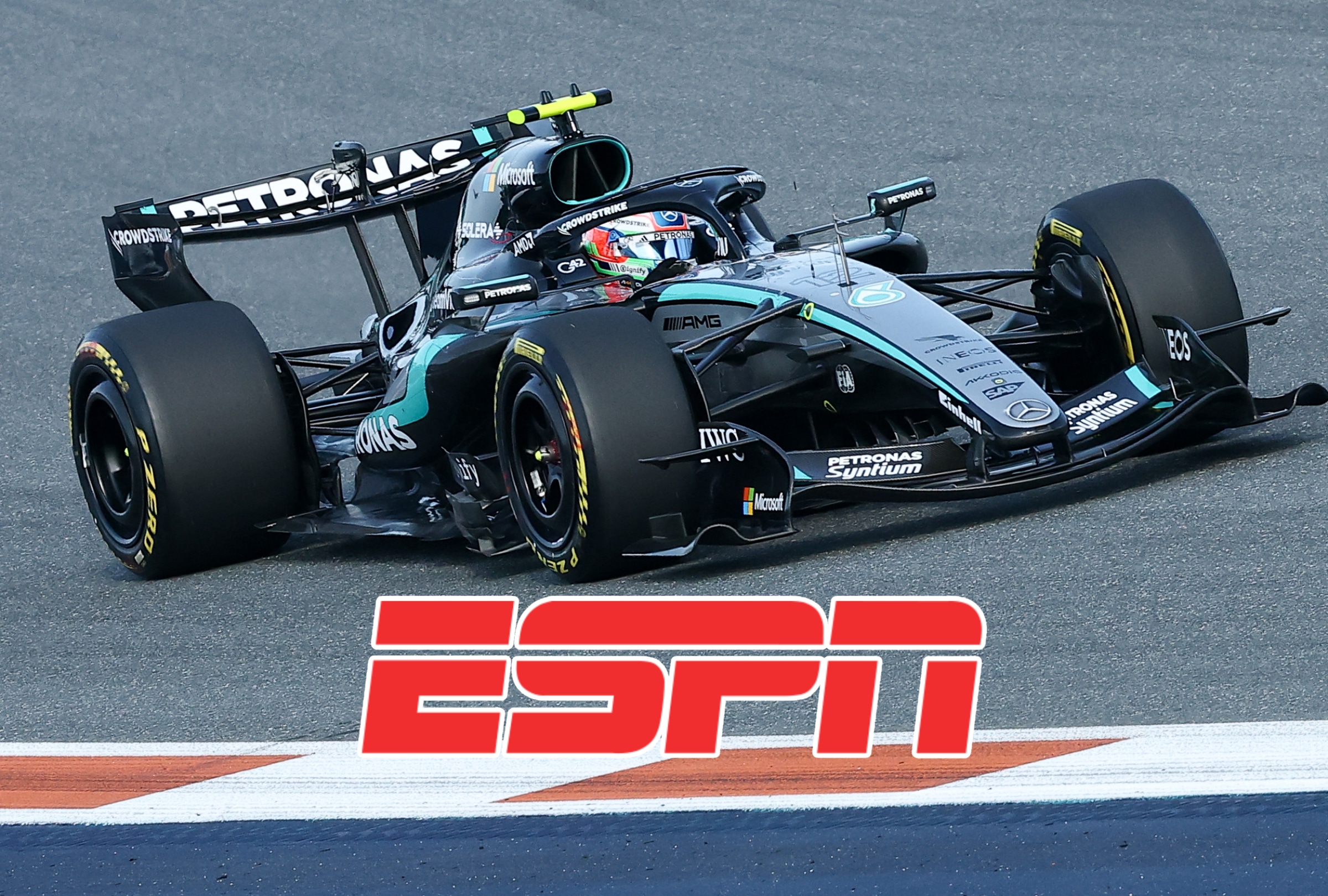 MIAMI, FLORIDA (ESTADOS UNIDOS), 03/05/2026.- Cobertura oficial de ESPN (DISNEY PLUS PREMIUM) EN VIVO ONLINE para ver la carrera del GP de Miami 2026 este domingo 3 de mayo por el Round 4 del Campeonato Mundial de la Fórmula Uno desde el circuito del Miami International Autodrome, Florida. FOTO DE CHARLY TRIBALLEAU PARA AFP Y GETTY IMAGES