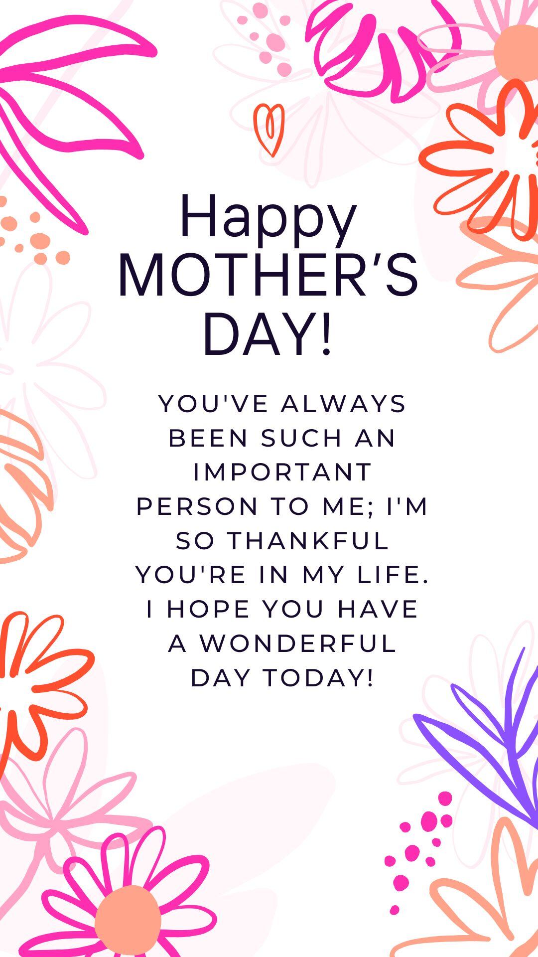 Roses are red, violets are blue, don't know how I was so lucky to get a mom like you! (Photo: Canva.com)