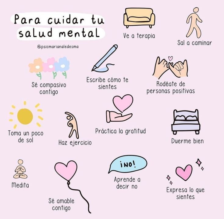 Frases por el Día de la Salud Mental: imágenes y mensajes para compartir el 10 de octubre (Foto: Pinterest).