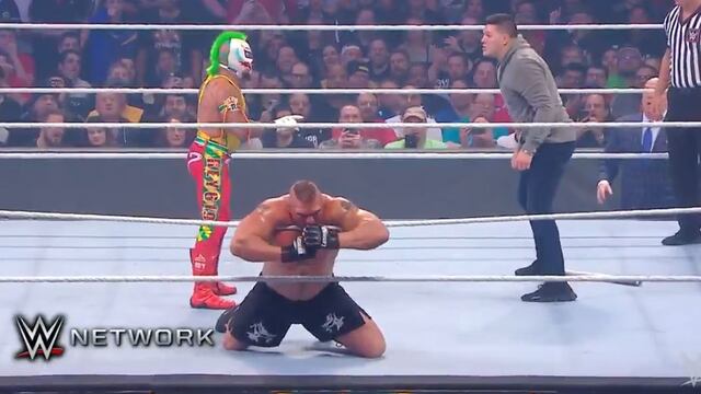 ¡Fue espectacular! Rey Mysterio y su hijo le aplicaron el 619 a Brock Lesnar en Survivor Series 2019 [VIDEO]