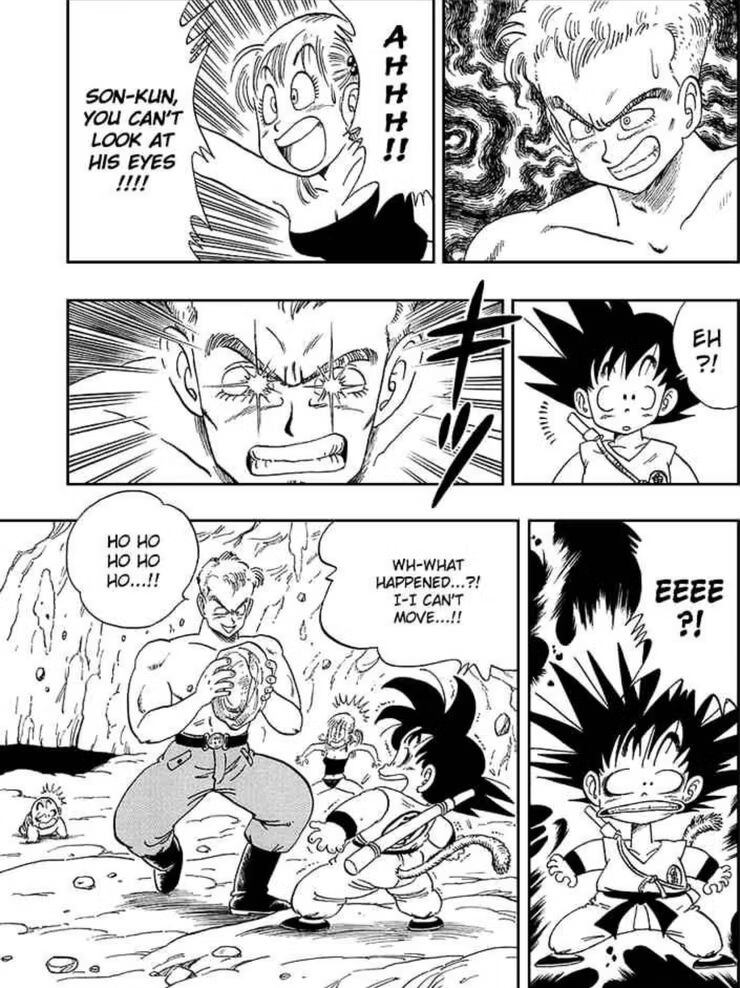 El General Blue paraliza a Goku