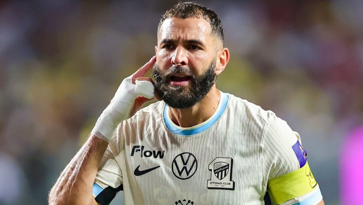 Karim Benzema tiene contrato con Al Ittihad hasta junio del 2026. (Foto: Getty Images)