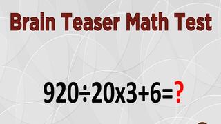 No todos han logrado resolver correctamente este reto matemático: te daré solo 7 segundos
