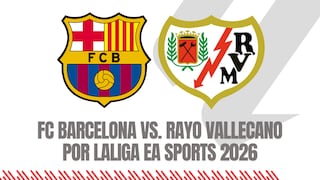 FC Barcelona vs. Rayo Vallecano EN VIVO, por LaLiga 2026: horario, TV y dónde ver EN DIRECTO en México y USA