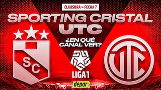 Canal de TV para ver Sporting Cristal vs. UTC, por el Torneo Clausura