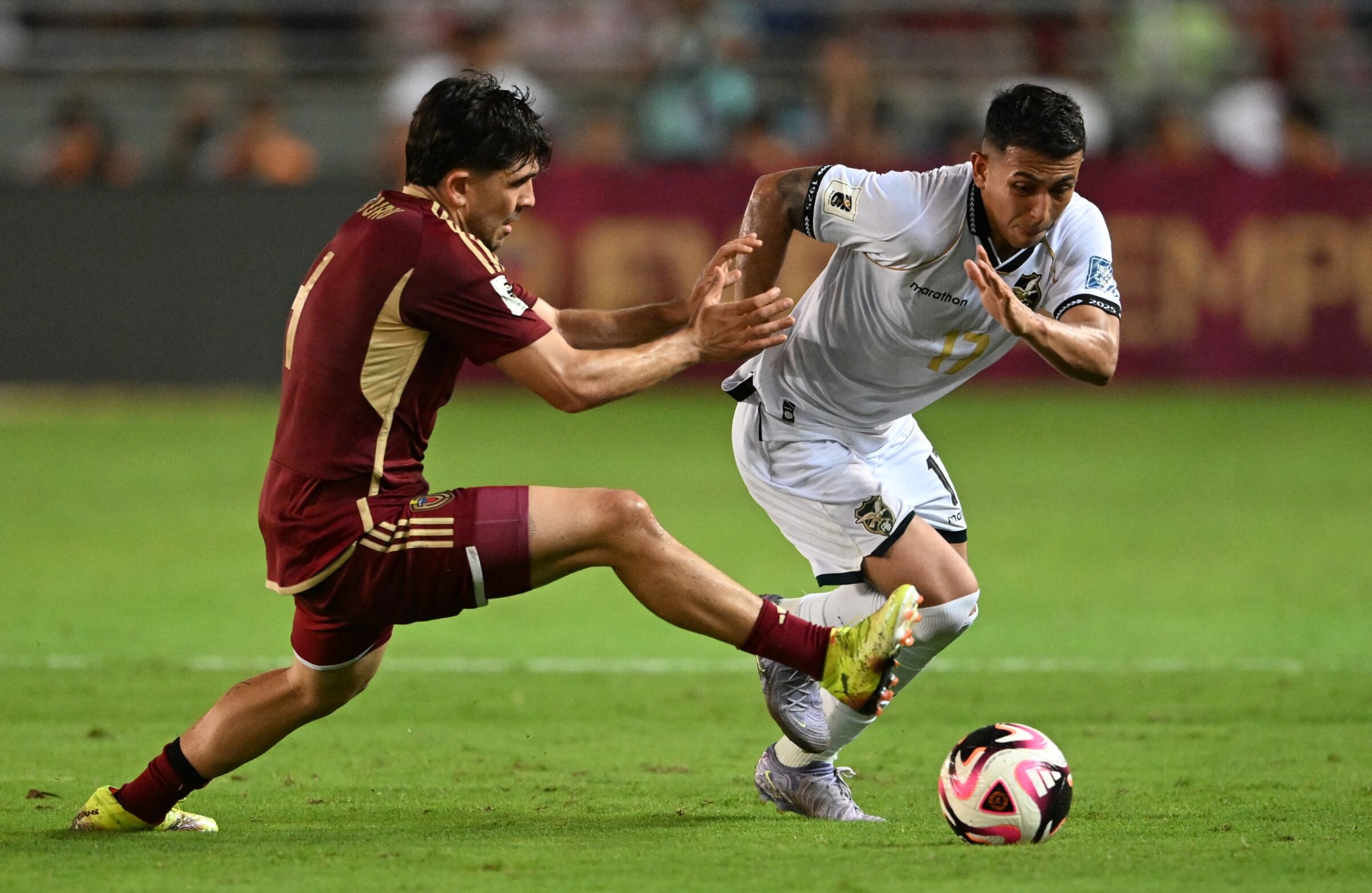 Venezuela vs. Bolivia por Eliminatorias 2026. (Foto: AFP)
