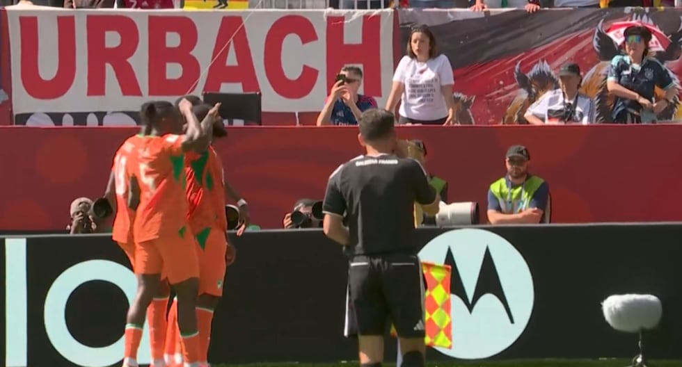 Still surprising! Franck Kessié's goal for the 1-0 Ivory Coast vs Germany