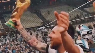 Imposible no llorar: la carta y emotivo video de Messi con guiño a Maradona tras ganar el Mundial