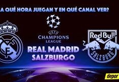 En qué canal ver Real Madrid vs. Salzburg: a qué hora juegan