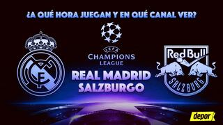 En qué canal ver Real Madrid vs. Salzburg: a qué hora juegan