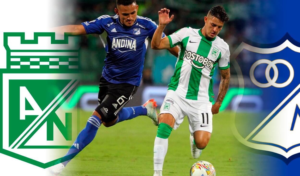 Atlético Nacional vs. Millonarios juegan en el Anastasio Girardot de Medellín esta noche desde las 20:00 horas.