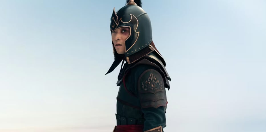 Dallas Liu como Zuko en "Avatar: La leyenda de Aang" (Foto: Netflix)