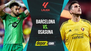 Partido gratis: Barcelona vs. Osasuna EN VIVO vía DIRECTV y Movistar LaLiga en directo online