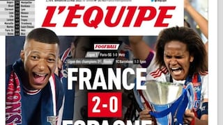 “Francia 2-0 España″: París se burla del Real Madrid y Barça por Kylian Mbappé y el Lyon femenino