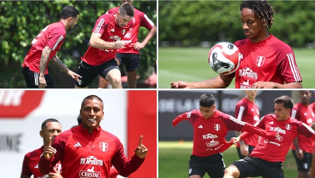 Último entrenamiento de la Selección Peruana, previo a su viaje a Santiago de Chile. (Foto: FPF)