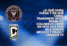 ¿A qué hora juega y en qué canal transmite Inter Miami vs. Columbus Crew EN VIVO hoy por MLS 2026 en México y EE.UU.?