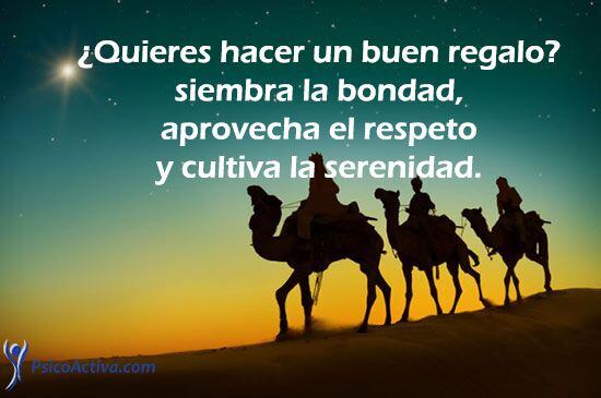 Imágenes con frases cortas, bonitas y originales para compartir por WhatsApp por el Día de los Reyes Magos.