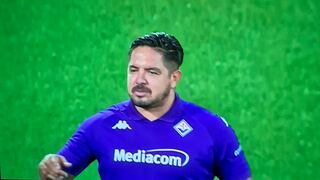 ¡De vuelta a casa! Juan ‘Loco’ Vargas lució la camiseta de la Fiorentina en despedida de Giuseppe Rossi