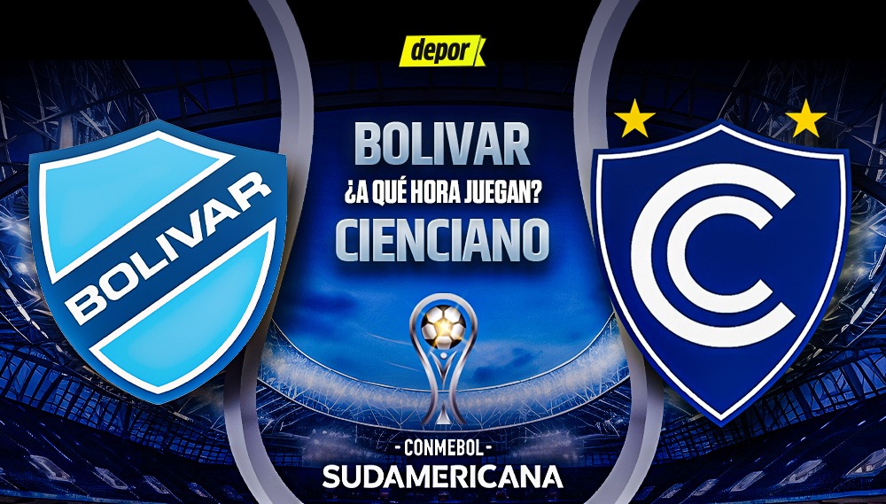 ¿A qué hora juegan Cienciano vs. Bolívar por Copa Sudamericana? (Diseño: Christian Marlow)