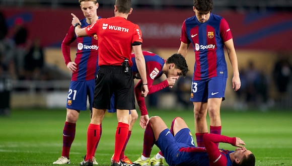 Ferran Torres fue el último jugador del Barcelona en sufrir una lesión. (Foto: Getty Images)
